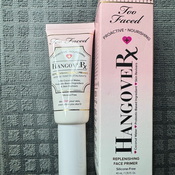 Too Faced Hangover Replenishing Face Primer - Pink and White - Picture 1 of 2